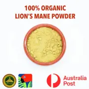 Lions Mane Mushroom Powder 100% Organic Lion's Mane Powder Dietary Supplement
