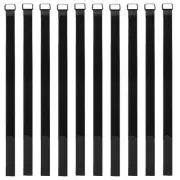 Hook And Loop Straps 10 Pack 50 inch Straps，Reusable Cable Strap,Management A...