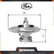 Gates Thermostat Kit fits Mitsubishi Nimbus Pajero NA-ND NH-NL Sigma Starwagon (for: Mitsubishi)