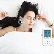 Portable Ear Clip Physical Sleep Aid Device - for Stress Relief & Enhanced Deep Sleep. Features Dual Channel to Combat Anxiety, Depression & Insomnia - Ideal Gift for Stress Relief for Adults
