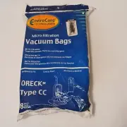 Oreck Type CC Micro Filtration Vacuum Cleaner Bags Package of 8 Unopened