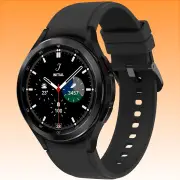 Samsung Galaxy Watch 4 (46MM, Black, Classic Bluetooth) - Excellent