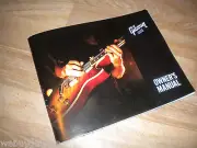 2014 Gibson Guitar Owners Manual Les Paul Jr SG ES 175 335 Flying V Explorer Mnt