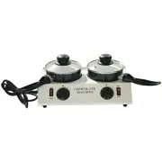 New 1 PC 2 Pot Household Mini Chocolate Candy Warming Melting Pot 110V 80W