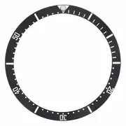 BEZEL INSERT FOR OMEGA SEAMASTER WATCH BLACK 38MM X 32MM