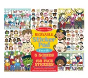 Melissa & Doug reusable sticker pad face it!