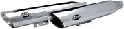 S&S 550-0739 Slip-On Slash Cut Chrome M8 Softail (FLHC/FLDE)