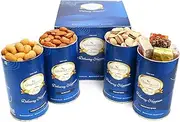 Jaiccha Ghasitaram Crunchy Cashews, Almonds, Pistachios, Assorted Bites Cans|Diwali Gift,Holi,Rakhi,Valentine,Christmas,Birthday,Anniversary,Her,Him|