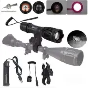 IR Flashlight 940nm Infrared illuminator Night Vision Light Zoom LED Torch AU