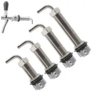 Size for Kegerators 55mm Stainless Steel Beer Faucet Shank Elbow