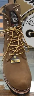 Georgia Boot Steel Toe Waterproof 400G Insulated Logger Work Boot