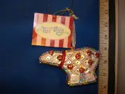 Polar Bear Ornament Decorated Cookie Glass 93053 223