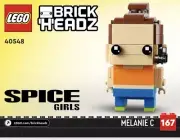 Split LEGO 40548 Spice Girls Melanie C ONLY FREE SHIPPING Unbuilt In Sealed Bags