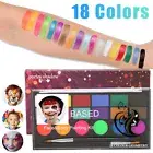 Water Activated Face Painting Kit for Kids Adults Halloween Face Body Paint Set