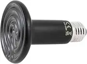 Aexit AC (Electrical equipment) 220-230V 75W E26 75mm Dia Ceramic Heat Lamp Infrared Reptile (41ry301qf156) Bulb Black