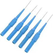 DONFAMDS 5pcs High Temperature Resistant Precision Test Probes Set for Automotive Repair Multimeter Testing and Circuit Testing Durable Piercing Needle Design for Versatile Applications