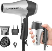 OHJUMP Travel Hair Dryer Blow Dryer with Diffuser Portable Small Dual Voltage...