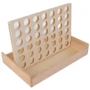 Wood Classic Educational Training Kids Board Checkers Set Family Game Pieces HO