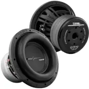 2x DS18 8" Subwoofer with 2" Aluminum Voice Coil - ZXI8.4D 600W Rms 4-ohm DVC