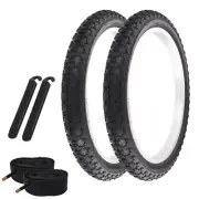 PRO+ HIGH PERFORMANCE BICYCLE BMX TIRE 18" X 2.125 BLACK COMP III 6PC SET.