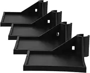 VANZACK 4pcs Heavy Duty Grow Tent Corner Shelf Bracket for Plant Integrated Shelf for Hygrometer Camera Storage Easy Installation for Organized Grow Environments