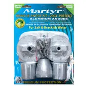 Martyr Mercury Bravo 3 Alloy Anode Kit 2004 - Present