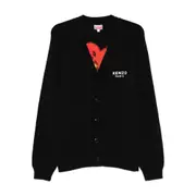 [Kenzo] Kenzo Boke-flower Button-up Cardigan S BLACK