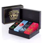 【TWG TEA】時尚茶罐四入 1837紅茶100G+銀月綠茶100G+乘風高翔100G+ 英式早餐茶100G(中秋禮盒)