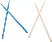 QUMIIRITY 2 Pairs Classic Drum Sticks of Lightweight Percussion Sticks for Acoustic Electronic Drums for Beginners and Professionals Comfortable Grip Portable Design