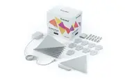 9pc Nanoleaf Shapes Classic Wall Light Smart Panels App Controlled Triangles Kit