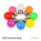 SMD 2835 Home Decor Flashlight LED Bulb E27 B22 G45 Lamp Colorful Light