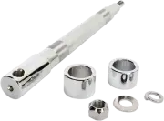 Drag Specialties Chrome Front Motorcycle Axle Kit 00-07 Harley Touring FLH FLT