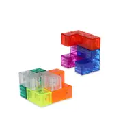 3x3x3 Yulong Transparent Color Stickerless Cube puzzle Moyu 3x3