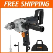Versatile 9A Electric Mixing Drill with Adjustable Speed & Comprehensive Toolkit