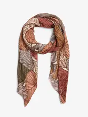 Leaf Print Scarf