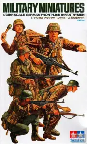 TAM35196 1:35 Tamiya German Front Line Infantrymen Figure Set (5 figures)