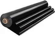 Pond Liner 0.13mm Black Flexible & Impermeable Garden Pool Membrane, HDPE Preformed Pond Lining Durable for Koi & Fish Pools Fountains and Streams(3x4m(9.8x13.1ft))
