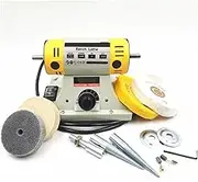350W Stone Polishing Machine DIY Woodworking Jade Jewelry Bench Lathe Machine Grinding Machine Sanding Tools