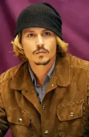 Johnny Depp at Pirates of the Caribbean The Curse of the Black Pea- Old Photo