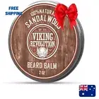 Viking Revolution Beard Balm - Argan & Jojoba Oils - Styles & Strengthens Beard