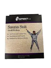 Spirit TCR Silver Sauna Suit, Small/Medium Weight Loss, Exercise, Sweat Suit