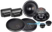 ALPHASONIK 6.5" 2 WAY COMPONENT SPEAKERS 180 WATTS MAX NEURON SERIES NS650C