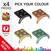 4x Genuine LEGO™ - Vehicle Mudguard 3 x 3 x 1 with Arch Round - 49097 New Parts