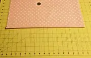 Medium Polka Dots White on Pink By The Yard 36 inches X 44 inches-Cotton Fabric