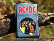 AC/DC Highway to Hell Zippo Lighter - Angus Young - Bon Scott - ROCK - Retired