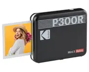 Kodak P300R Mini 2 Retro Portable Instant Photo Printer - Black