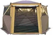 Fishing Tent Inflatable Mongolian Yurt Tent 5-8 Person Capacity Waterproof Automatic Ice Fishing Camping Hunting Tent Ice Fishing Shelter