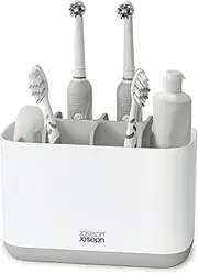 Joseph Joseph EasyStore Toothbrush Caddy Large - Grey/White