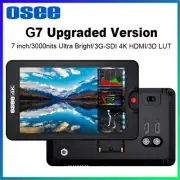 OSEE G7 7 inch 3000nit Ultra-Bright DSLR Camera Field Monitor 3G-SDI 4K HDMI NEW