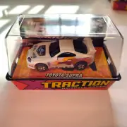 JL X-TRACTION "The Fast and Furious" Toyota Supra White New in Cube Slot Car